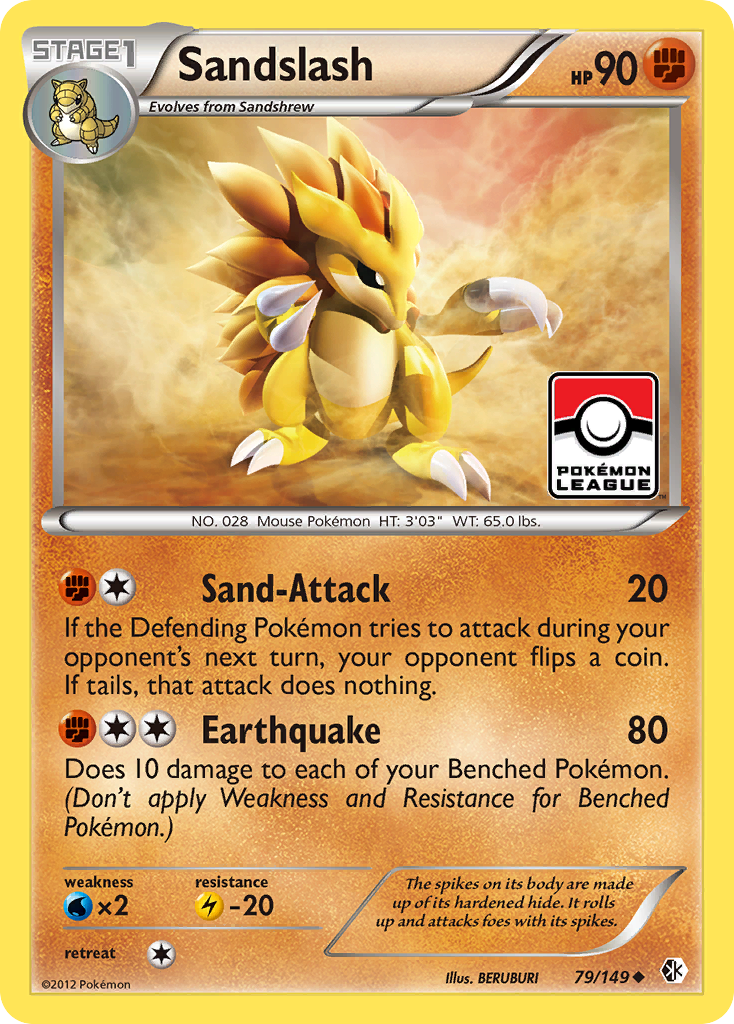 Sandslash (79/149) [Black & White: Boundaries Crossed] | Total Play