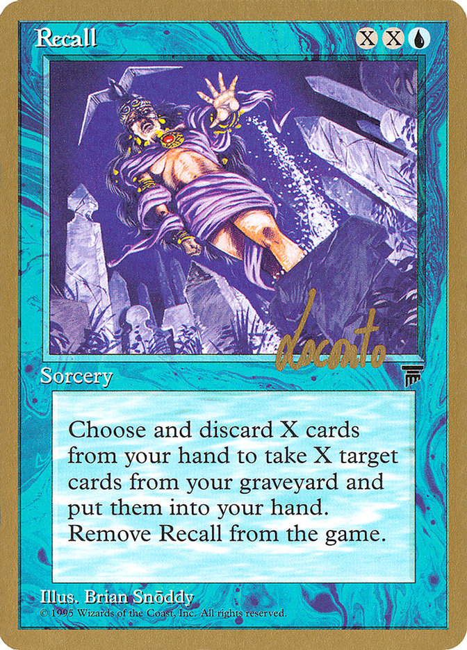 Recall (Michael Loconto) [Pro Tour Collector Set] | Total Play