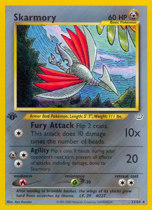 Skarmory (23/64) [Neo Revelation 1st Edition] | Total Play