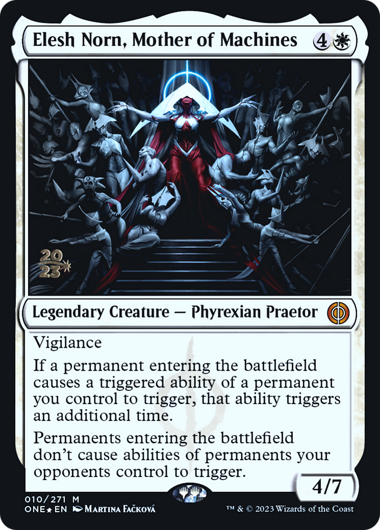 Elesh Norn, Mother of Machines [Phyrexia: All Will Be One Prerelease Promos] | Total Play