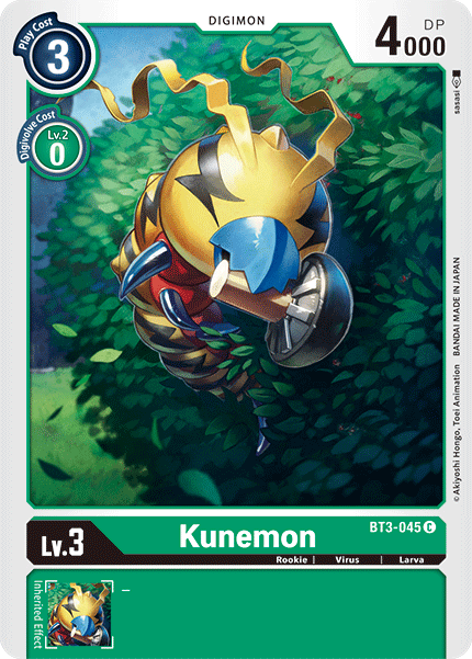 Kunemon [BT3-045] [Release Special Booster Ver.1.5] | Total Play