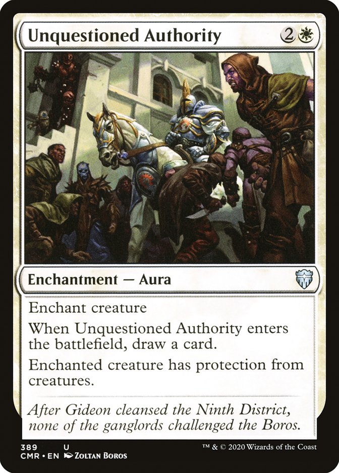 Unquestioned Authority [Commander Legends] | Total Play