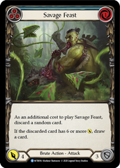 Savage Feast (Blue) [U-WTR016] (Welcome to Rathe Unlimited)  Unlimited Normal | Total Play