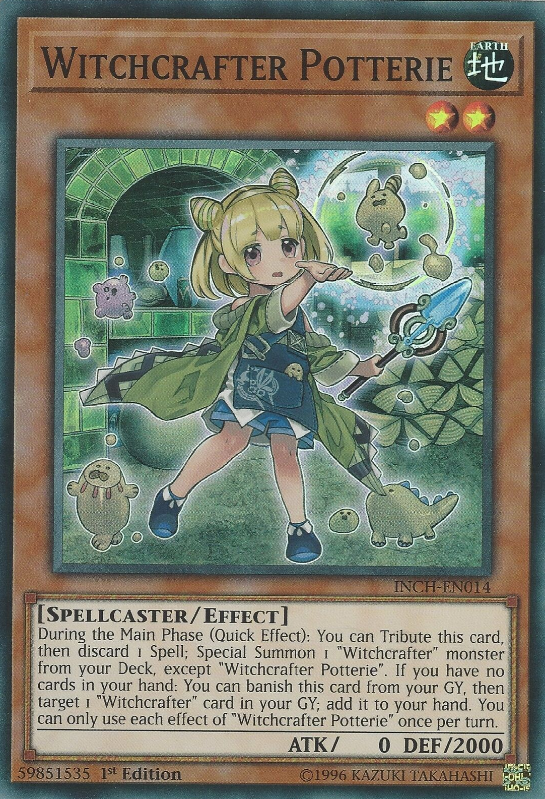 Witchcrafter Potterie [INCH-EN014] Super Rare | Total Play