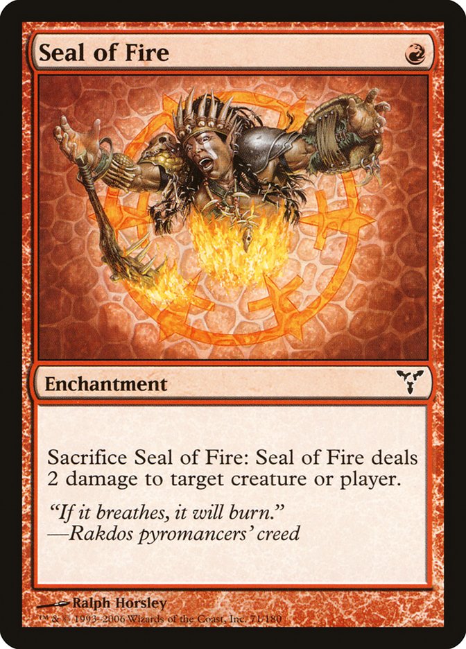 Seal of Fire [Dissension] | Total Play
