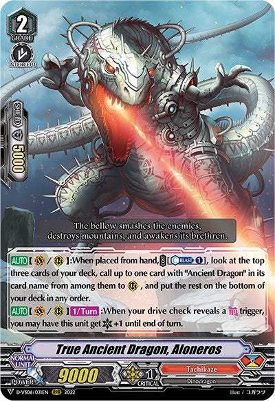 True Ancient Dragon, Aloneros (D-VS06/031EN) [V Clan Collection Vol.6] | Total Play