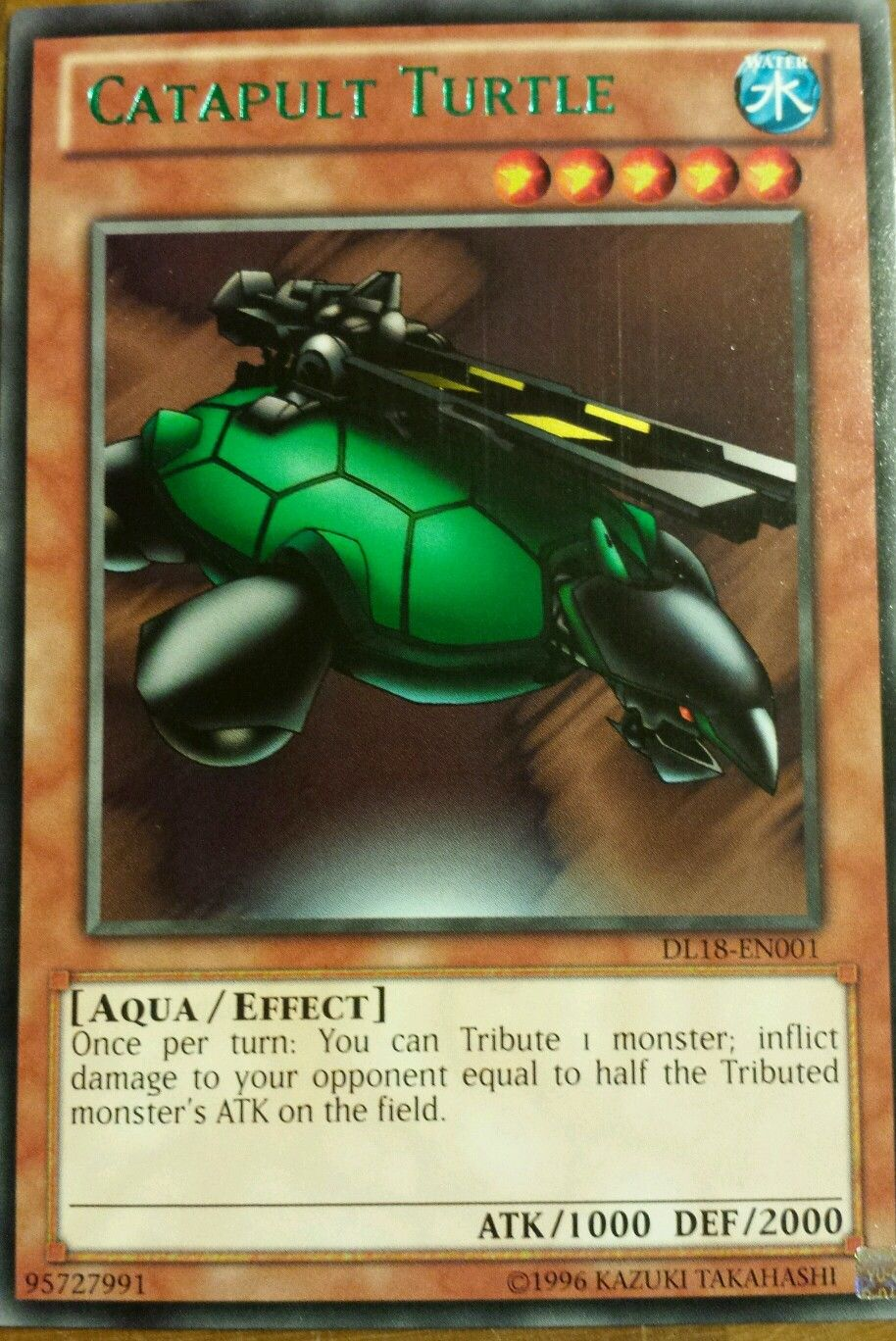 Catapult Turtle (Green) [DL18-EN001] Rare | Total Play