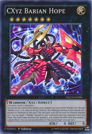 CXyz Barian Hope [NECH-EN096] Super Rare | Total Play