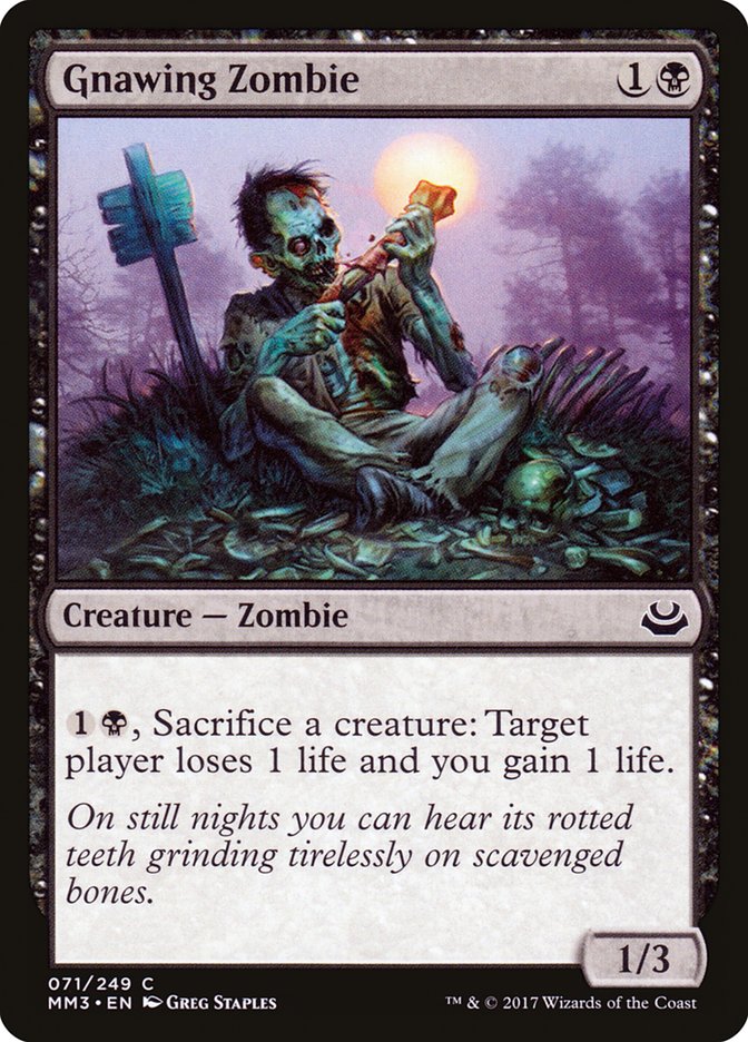 Gnawing Zombie [Modern Masters 2017] | Total Play