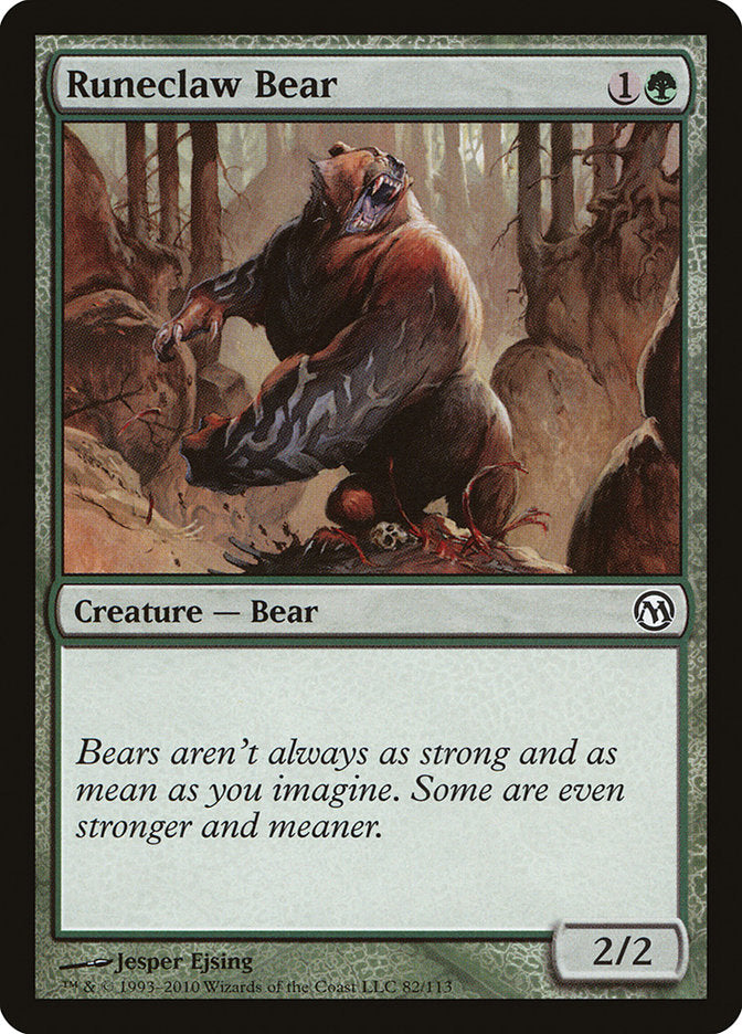 Runeclaw Bear [Duels of the Planeswalkers] | Total Play