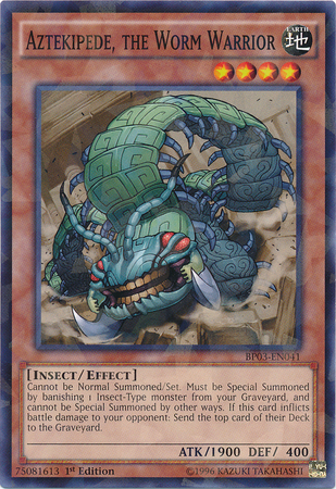 Aztekipede, the Worm Warrior [BP03-EN041] Shatterfoil Rare | Total Play