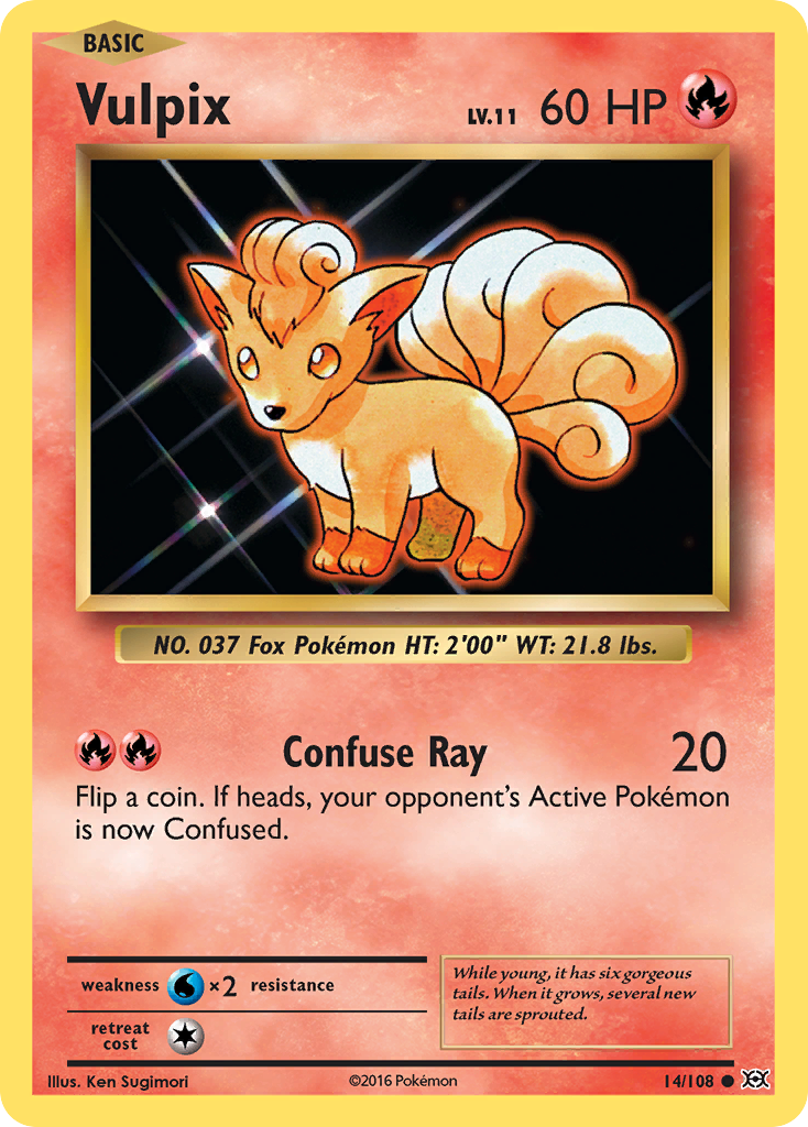 Vulpix (14/108) [XY: Evolutions] | Total Play