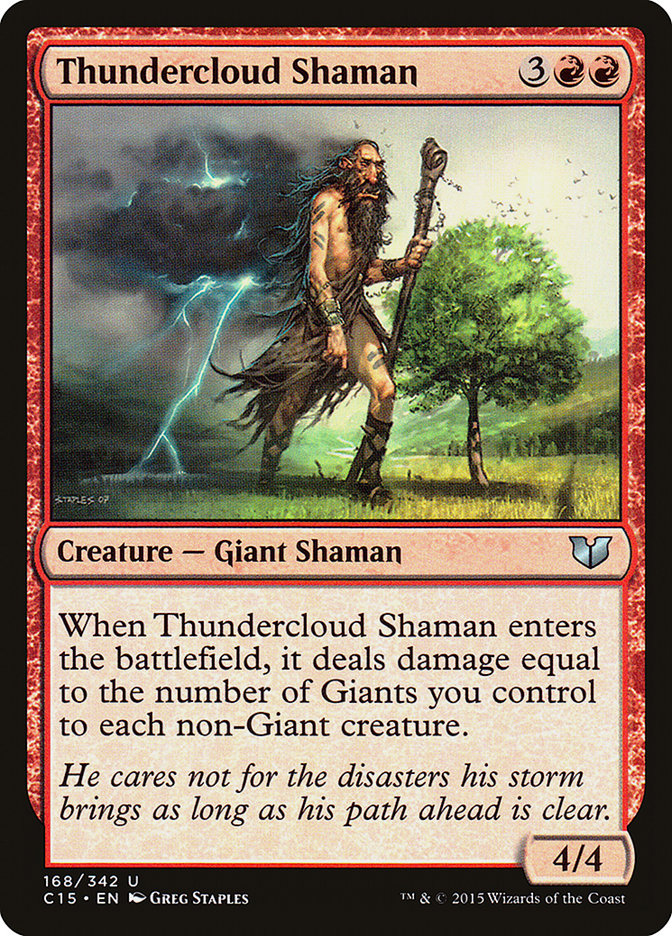 Thundercloud Shaman [Commander 2015] | Total Play