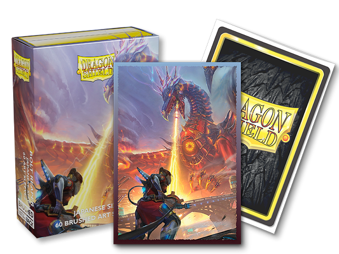 Dragon Shield: Japanese Size 60ct Brushed Art Sleeves - Bolt Reaper | Total Play
