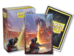 Dragon Shield: Japanese Size 60ct Brushed Art Sleeves - Bolt Reaper | Total Play