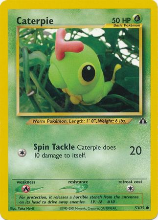 Caterpie (53/75) [Neo Discovery Unlimited] | Total Play