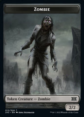 Zombie // Angel Double-Sided Token [Double Masters 2022 Tokens] | Total Play