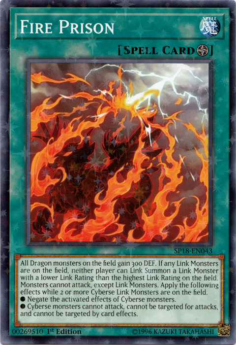 Fire Prison [SP18-EN043] Starfoil Rare | Total Play