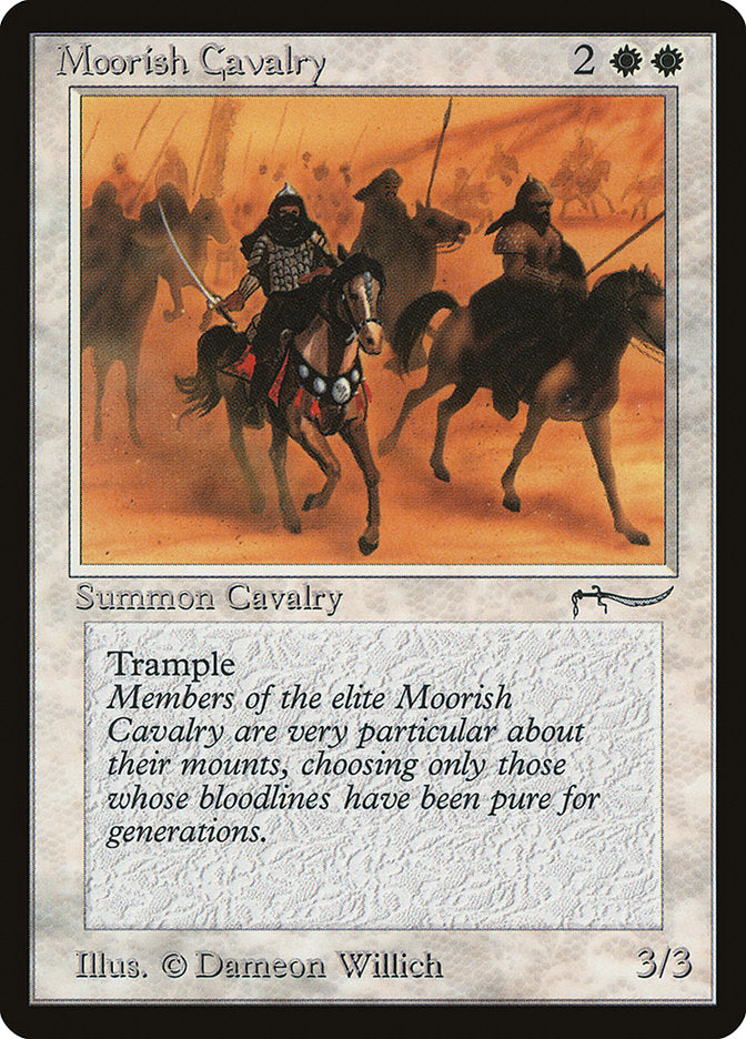 Moorish Cavalry (Light Mana Cost) [Arabian Nights] | Total Play