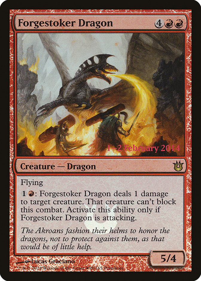 Forgestoker Dragon [Born of the Gods Prerelease Promos] | Total Play