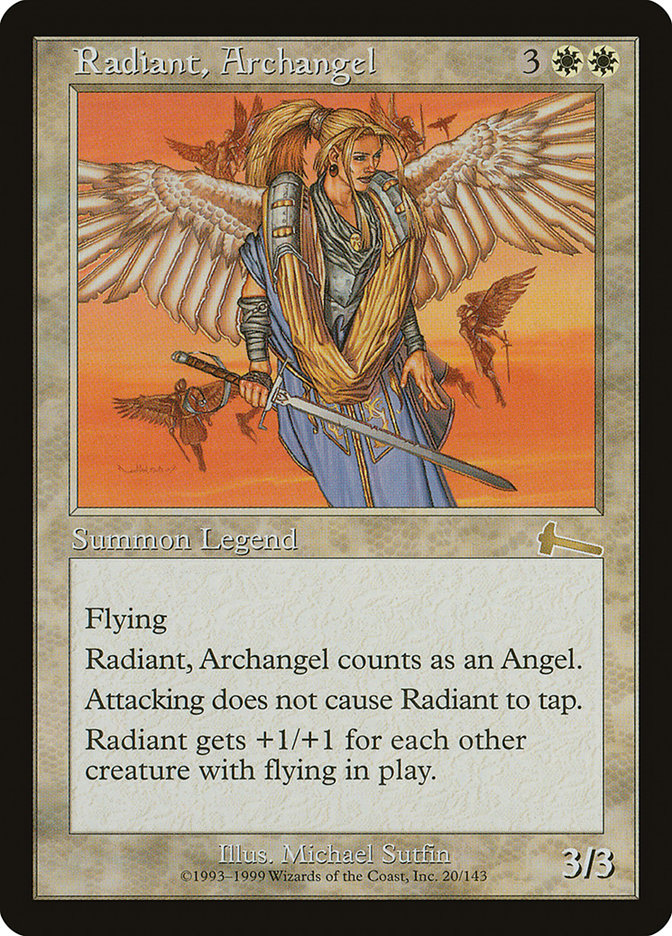 Radiant, Archangel [Urza's Legacy] | Total Play