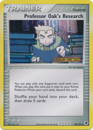 Professor Oak's Research (80/101) (Stamped) [EX: Dragon Frontiers] | Total Play