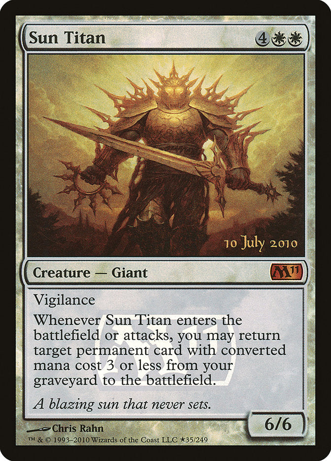 Sun Titan [Magic 2011 Prerelease Promos] | Total Play