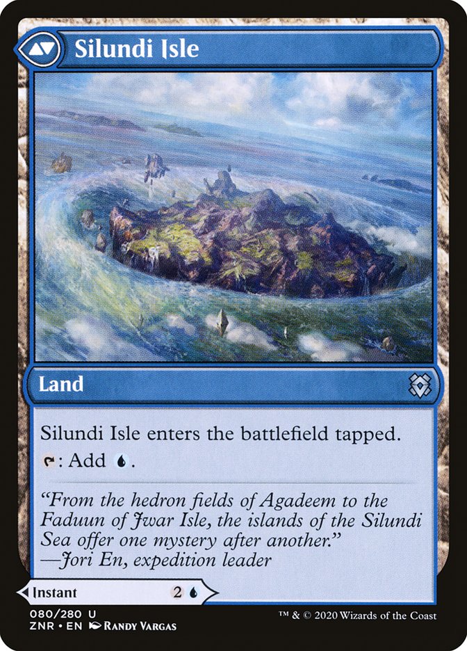 Silundi Vision // Silundi Isle [Zendikar Rising] | Total Play