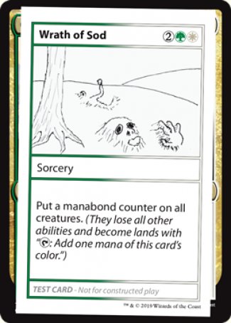 Wrath of Sod (2021 Edition) [Mystery Booster Playtest Cards] | Total Play