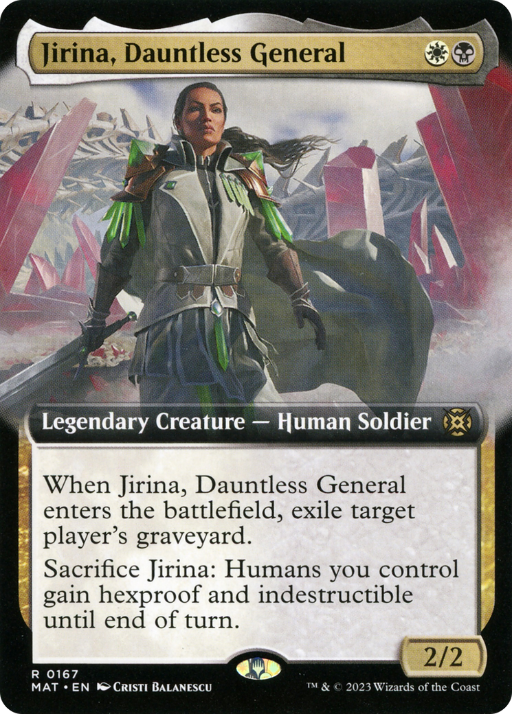 Jirina, Dauntless General (Extended Art) [March of the Machine: The Aftermath] | Total Play