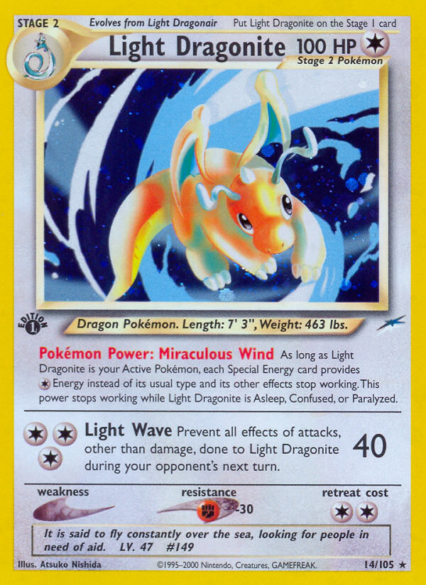 Light Dragonite (14/105) [Neo Destiny 1st Edition] | Total Play