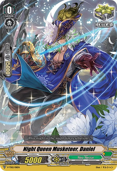 Night Queen Musketeer, Daniel (V-TD12/011EN) [Ahsha] | Total Play