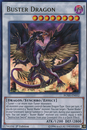 Buster Dragon [BOSH-EN052] Ultra Rare | Total Play