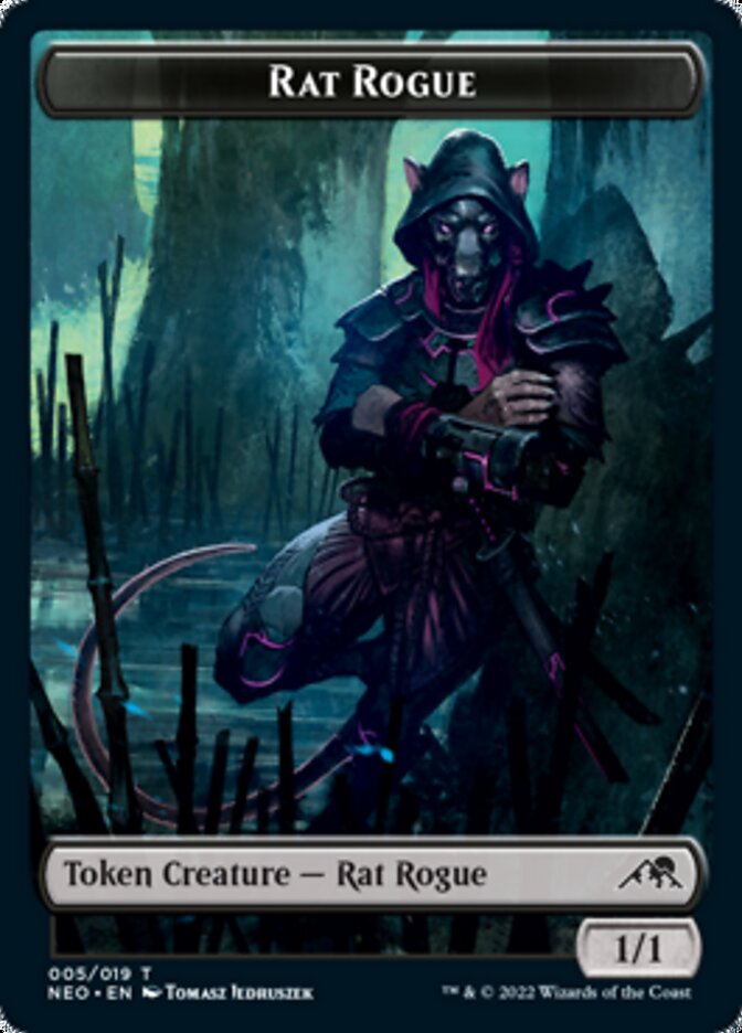 Rat Rogue Token [Kamigawa: Neon Dynasty Tokens] | Total Play