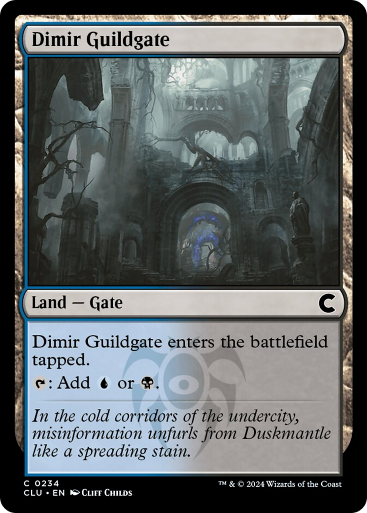 Dimir Guildgate [Ravnica: Clue Edition] | Total Play