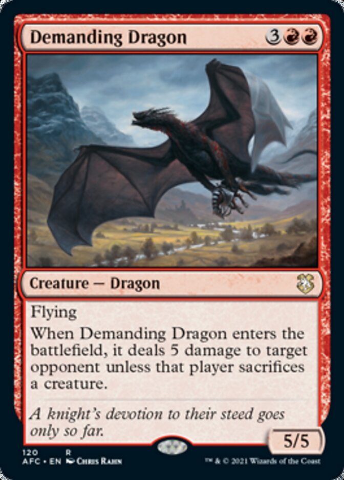 Demanding Dragon [Dungeons & Dragons: Adventures in the Forgotten Realms Commander] | Total Play