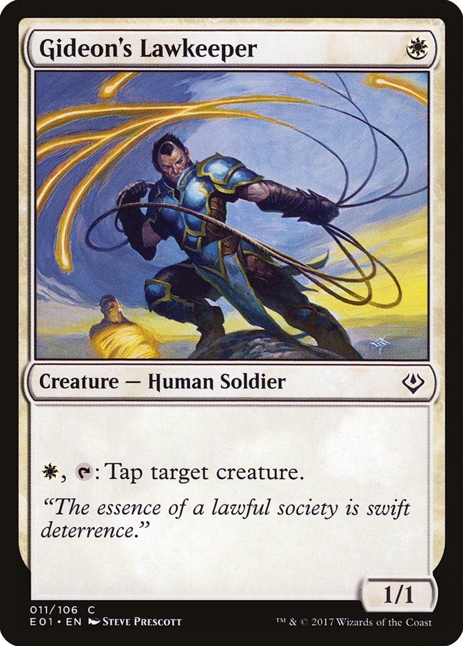 Gideon's Lawkeeper [Archenemy: Nicol Bolas] | Total Play