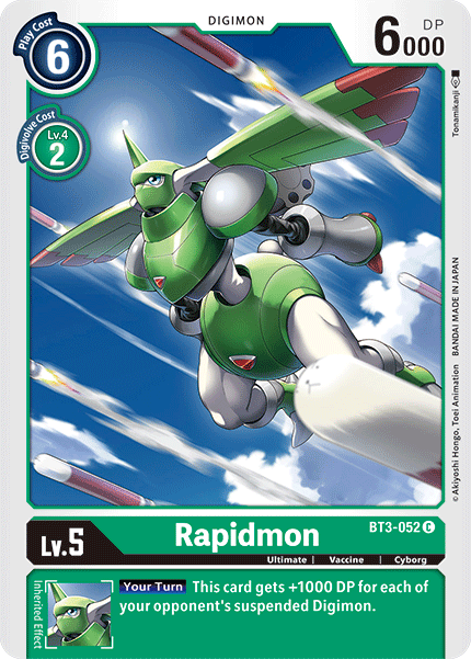 Rapidmon [BT3-052] [Release Special Booster Ver.1.5] | Total Play