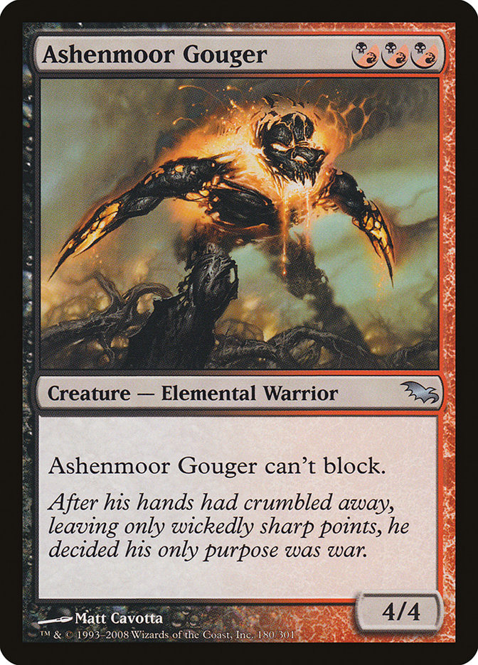 Ashenmoor Gouger [Shadowmoor] | Total Play