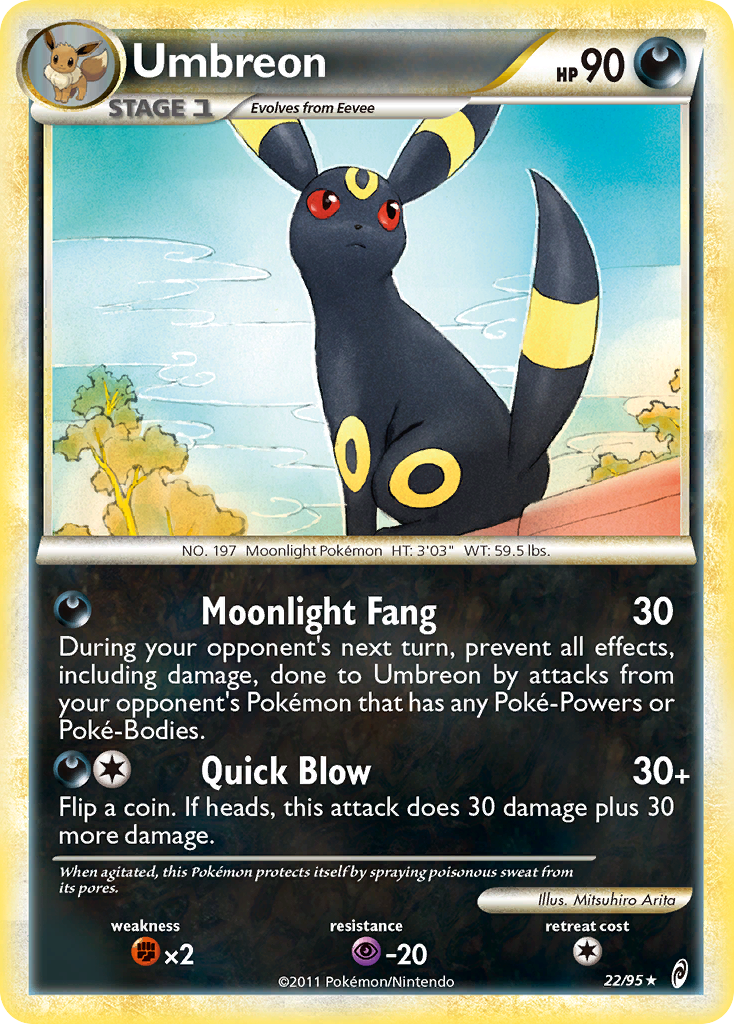 Umbreon (22/95) [HeartGold & SoulSilver: Call of Legends] | Total Play