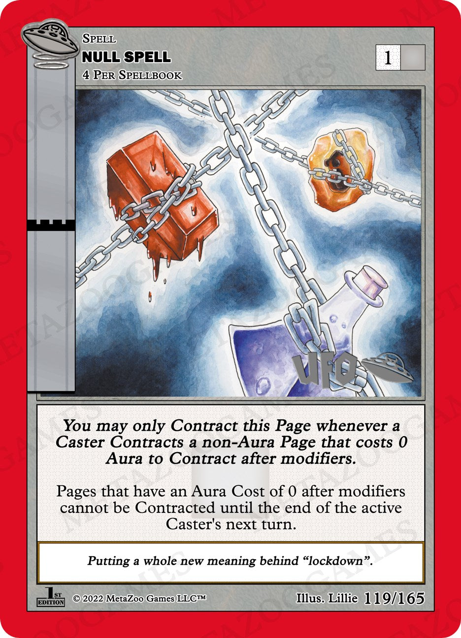 Null Spell [Cryptid Nation: UFO First Edition Spoiler Pack] | Total Play