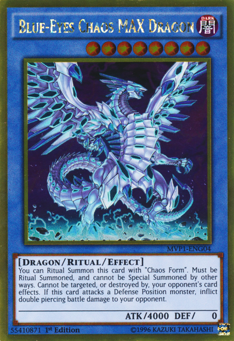 Blue-Eyes Chaos MAX Dragon [MVP1-ENG04] Gold Rare | Total Play