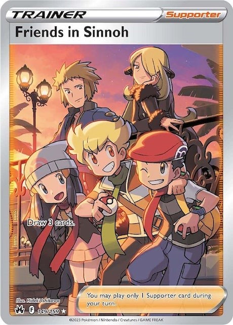 Friends in Sinnoh (149/159) (Full Art) [Sword & Shield: Crown Zenith] | Total Play