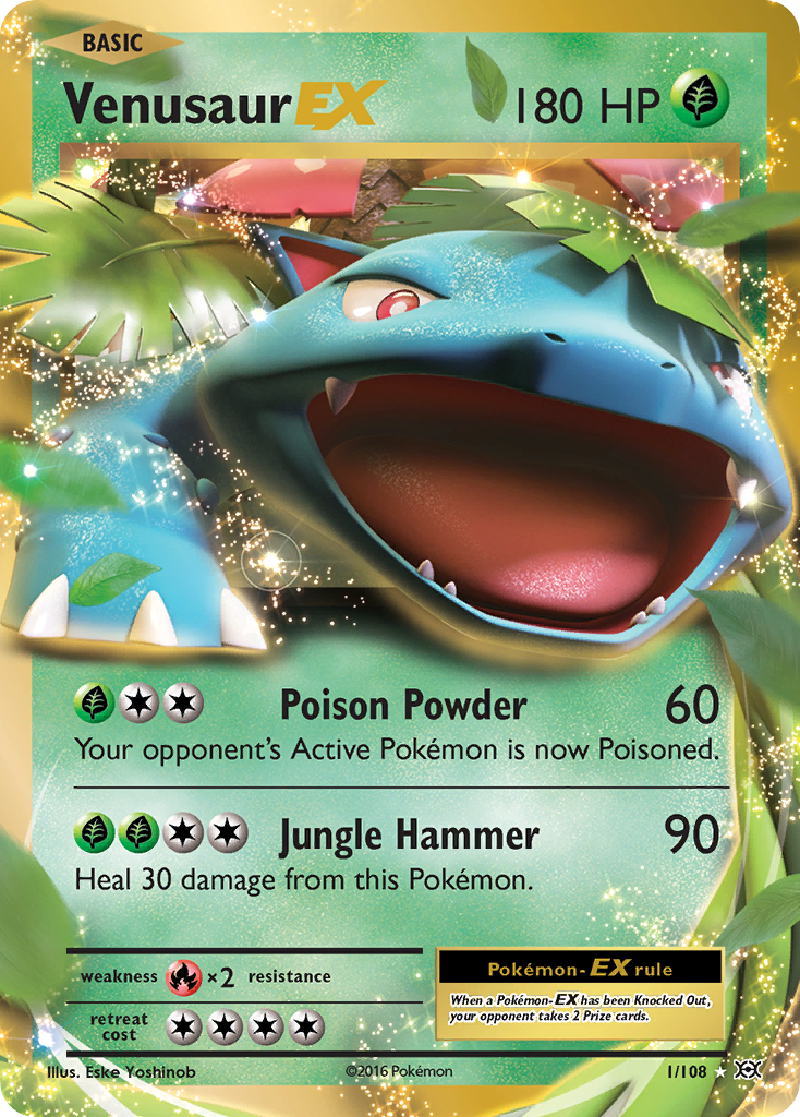 Venusaur EX (1/108) [XY: Evolutions] | Total Play