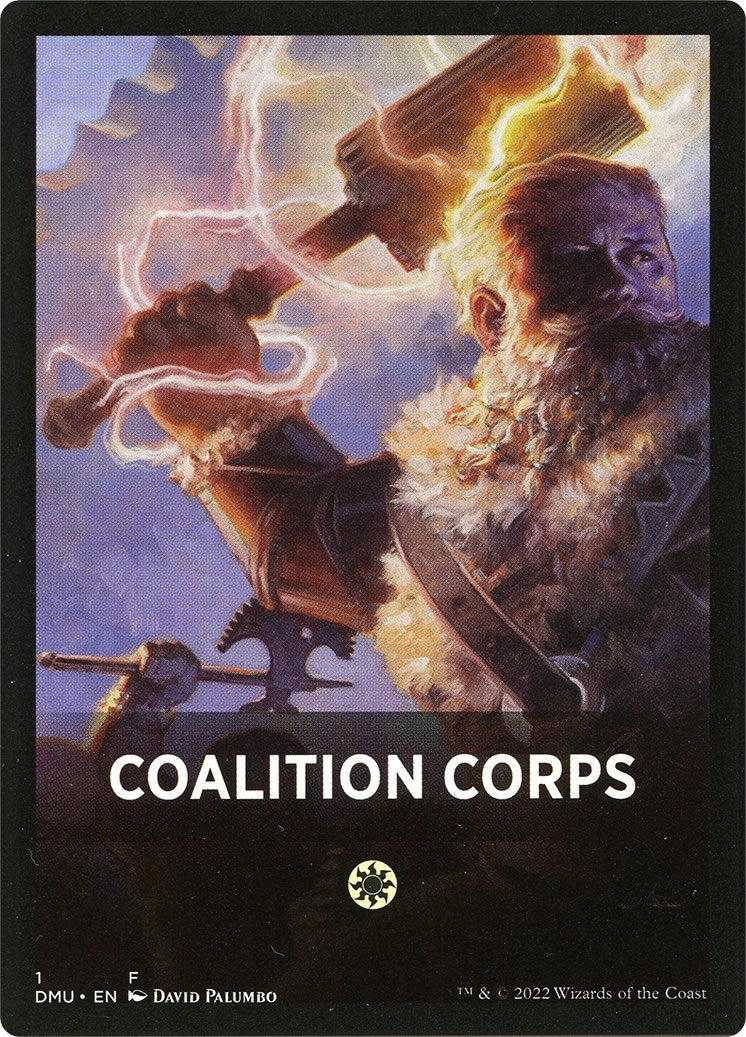 Coalition Corps Theme Card [Dominaria United Tokens] | Total Play