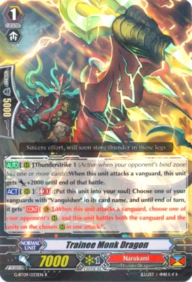 Trainee Monk Dragon (G-BT09/033EN) [Divine Dragon Caper] | Total Play