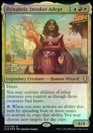 Dynaheir, Invoker Adept [Commander Legends: Battle for Baldur's Gate Prerelease Promos] | Total Play