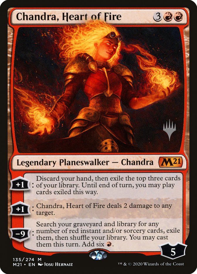 Chandra, Heart of Fire (Promo Pack) [Core Set 2021 Promos] | Total Play