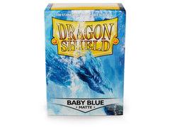 Dragon Shield: Standard 100ct Sleeves - Baby Blue (Matte) | Total Play