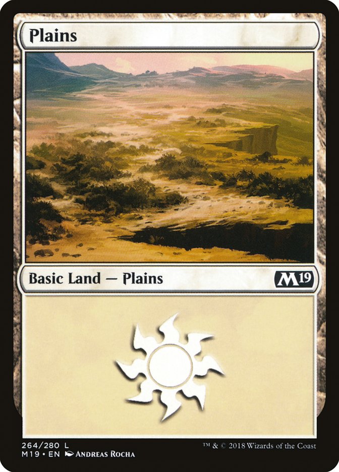 Plains (264) [Core Set 2019] | Total Play